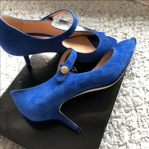 Boutique 9 Blue Suede Heels